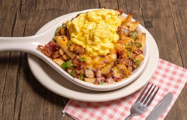 Nick's Skillet Pizza.