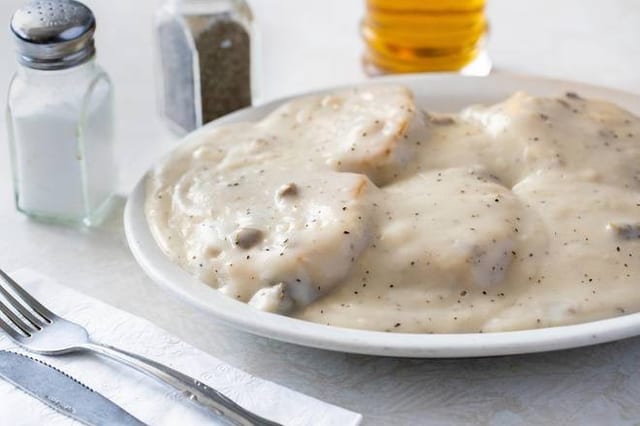 1/2 Biscuits and Gravy.