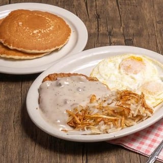 Country Fried Steak and Eggs